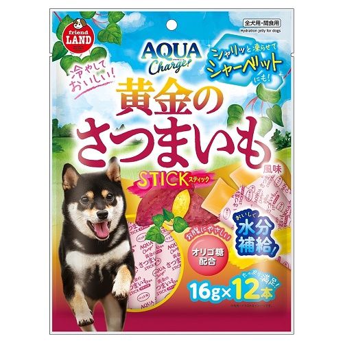 【3個セット】マルカン 黄金のさつまいも風味スティック12本