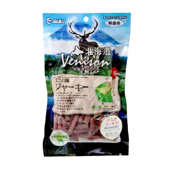【3個セット】アスク 北海道ベニスンエゾ鹿ジャーキースティック150g(4.0)