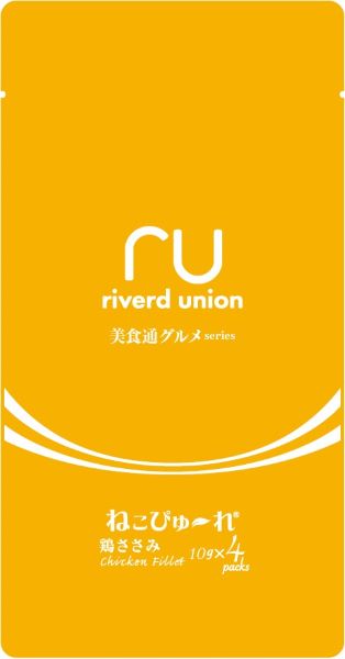 【12個セット】リバードコーポレーション ねこぴゅーれ　美食通グルメseries　鶏ささみ10g×4本