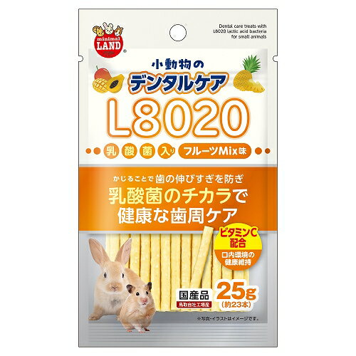 【36個セット】マルカン 小動物のデンタルケア　L8020乳酸菌入り　フルーツMix味25g