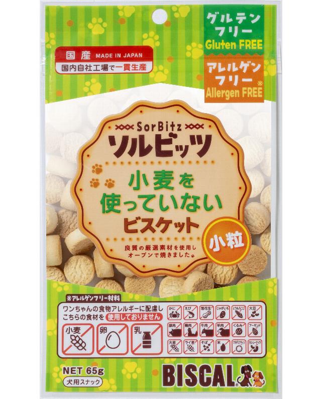 【6個セット】現代製薬 ソルビッツ小粒小麦を使っていないビスケット65g