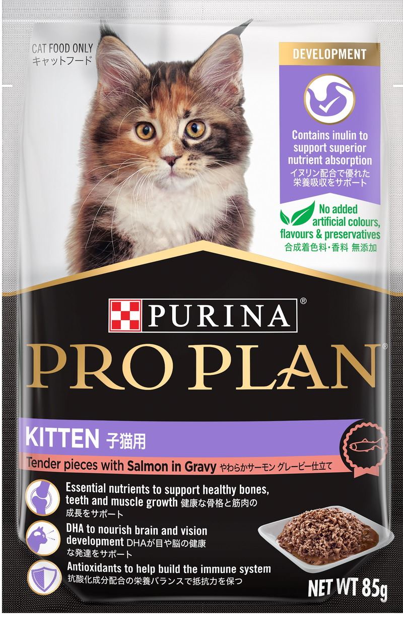 Other Wet Food - 【60個セット】ネスレ日本株式会社　プロプラン　キャット　パウチ　子猫用　やわらかサーモン　グレービー仕立て85g