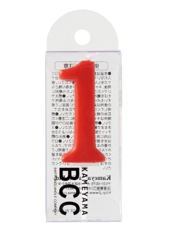樂天商城 - 【10個セット】ナンバーキャンドルパステル1番