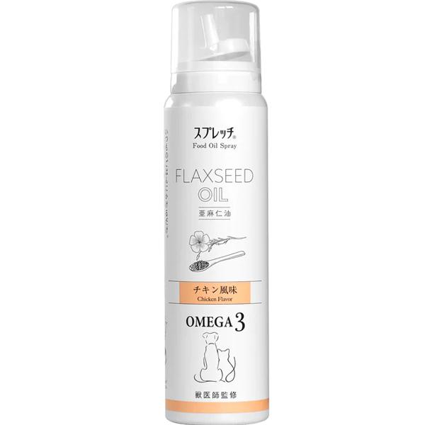 【6個セット】株式会社ルミカ スプレッチMINI 犬猫用アマニ油 チキン風味60ml