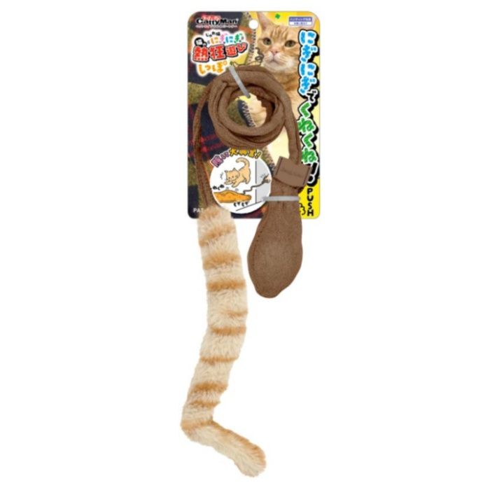 【6個セット】ドギーマンハヤシ株式会社用品営業部　じゃれ猫　にぎにぎ猫の熱狂遊び　しっぽ