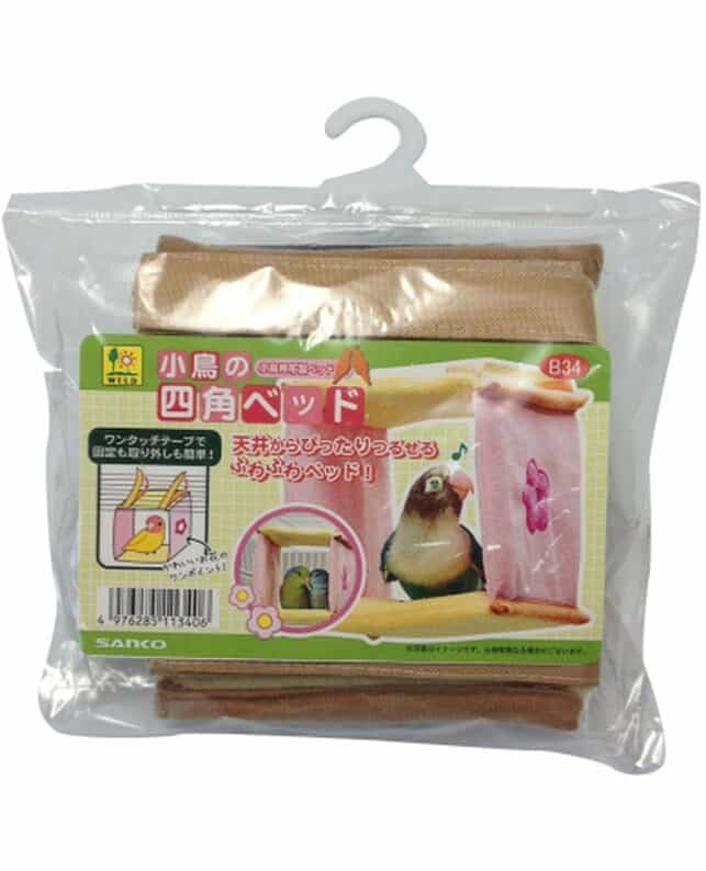 【6個セット】 三晃商会 B34　小鳥の四角ベッド