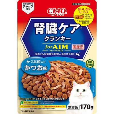 樂天商城 - 【24個セット】 いなばペットフード CIAO　腎臓ケアクランキー　かつお節入り　かつお味170g
