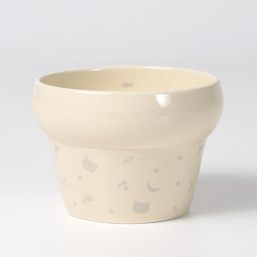 Tableware - 【2個セット】株式会社ハリオ商事 にゃんプレボウル　ベージュ