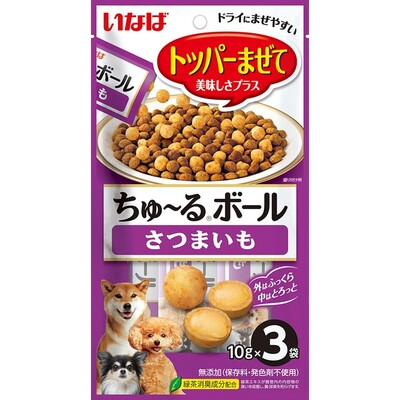 樂天商城 - 【36個セット】いなばペットフード ちゅーるボール　さつまいも10g×3P