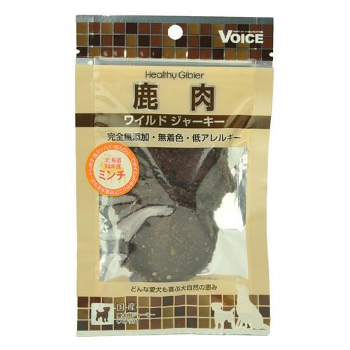 樂天商城 - 【3個セット】 ヴォイス株式会社 鹿肉ワイルドジャーキー　ミンチ15g