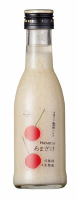【6個セット】 アクシエ株式会社 こまちな プレミアムあまざけ 佐藤錦+乳酸菌 180ml