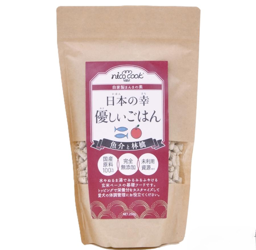 【3個セット】マルカイコーポレーション nico　cook　日本の幸　優しいごはん　魚介と林檎250g
