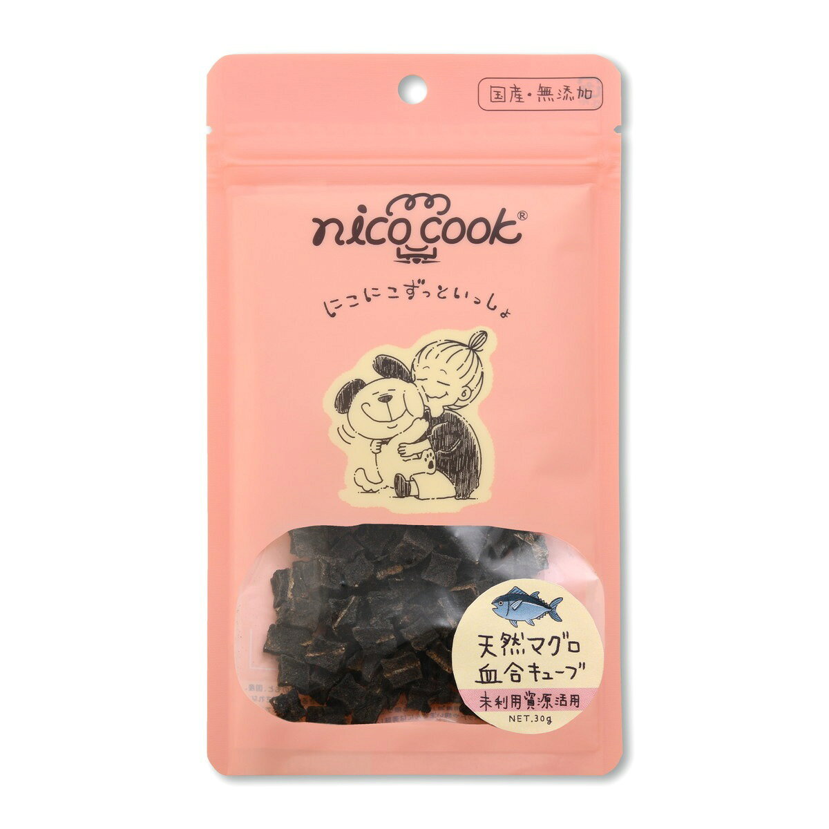 【10個セット】マルカイコーポレーション 国産天然鮪　血合キューブ　犬猫兼用30g