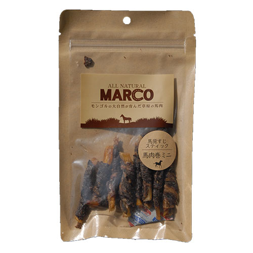 【40個セット】FLF MARCO　馬背筋スティック馬肉巻ミニ40g