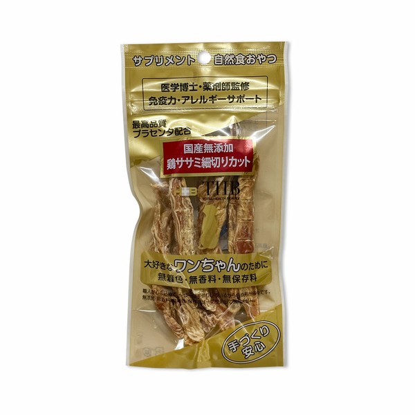 【6個セット】THB JAPAN プラセンタ鶏ササミ細切りカット40g