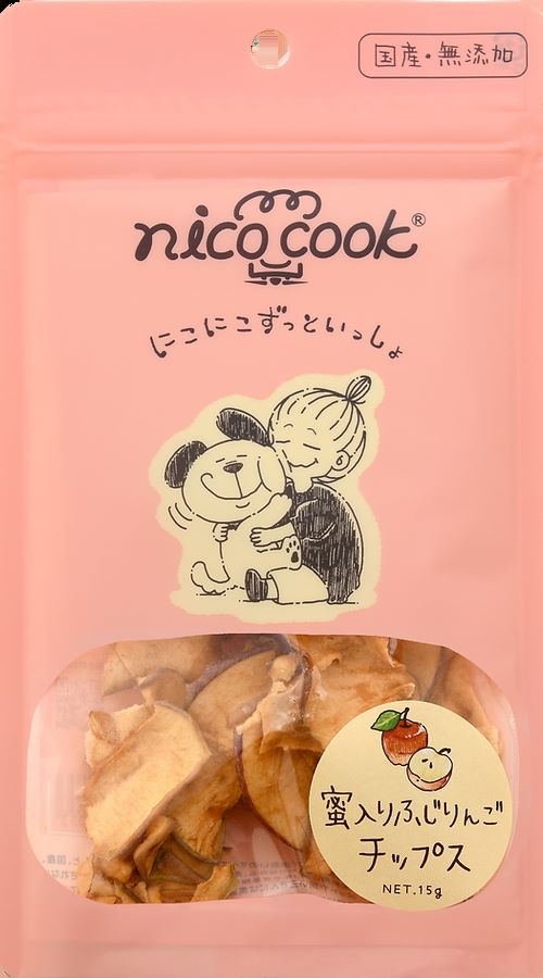 【5個セット】 マルカイコーポレーション 蜜入り国産ふじりんごチップス 犬用15g