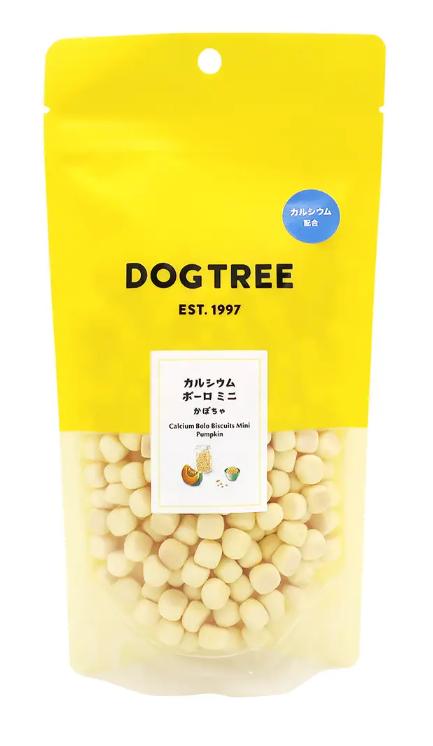 【同梱不可】【5個セット】 ドッグツリー カルシウムボーロミニかぼちゃ M100g