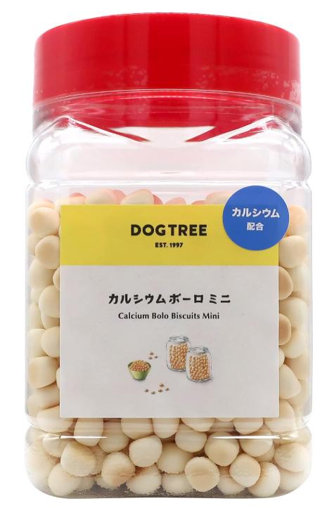 【同梱不可】【3個セット】ドッグツリー カルシウムボーロミニボトル220g