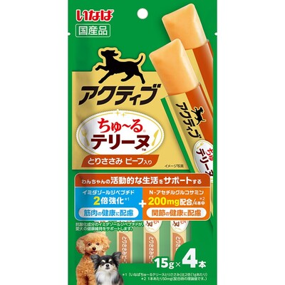 【12個セット】 いなばペットフード アクティブちゅーるテリーヌとりささみ　ビー...