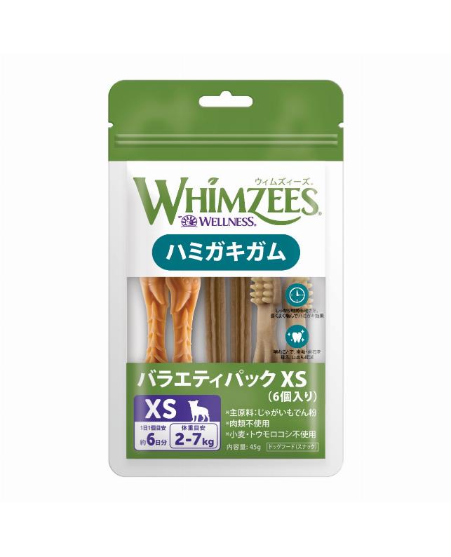 【12個セット】ウェルペット・ジャパン ウィムズィーズ　バラエティパックXS（超小型犬向け　体重2‐7kg）6個入り