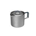 ☆メーカー品番：ECA620_-底に段差のない「Ti Mug Pot 500」です。開発担当者に心の段差がなくなりフラットな気持ちになったことの現れです。■サイズ：径97×深さ87mm■容量：550ml（目盛り付き）■素材：純チタン（国内製造）・D-PAT.P■質量：79g（シリコンチューブ含む）■生産国：日本