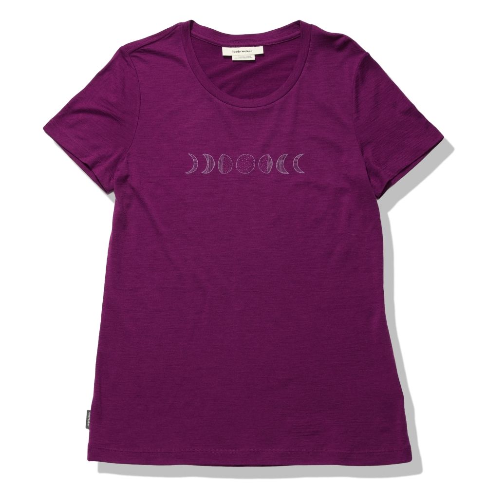icebreaker テックライト2 ショートスリーブムーンフェイス レディース / W TECH LITE 2 SS MOON PHASE ITW22301 GB