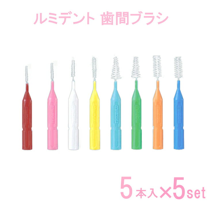 へレウス ルミデント 歯間ブラシ 5本入り×5箱 【メール送料無料】 歯科専売品