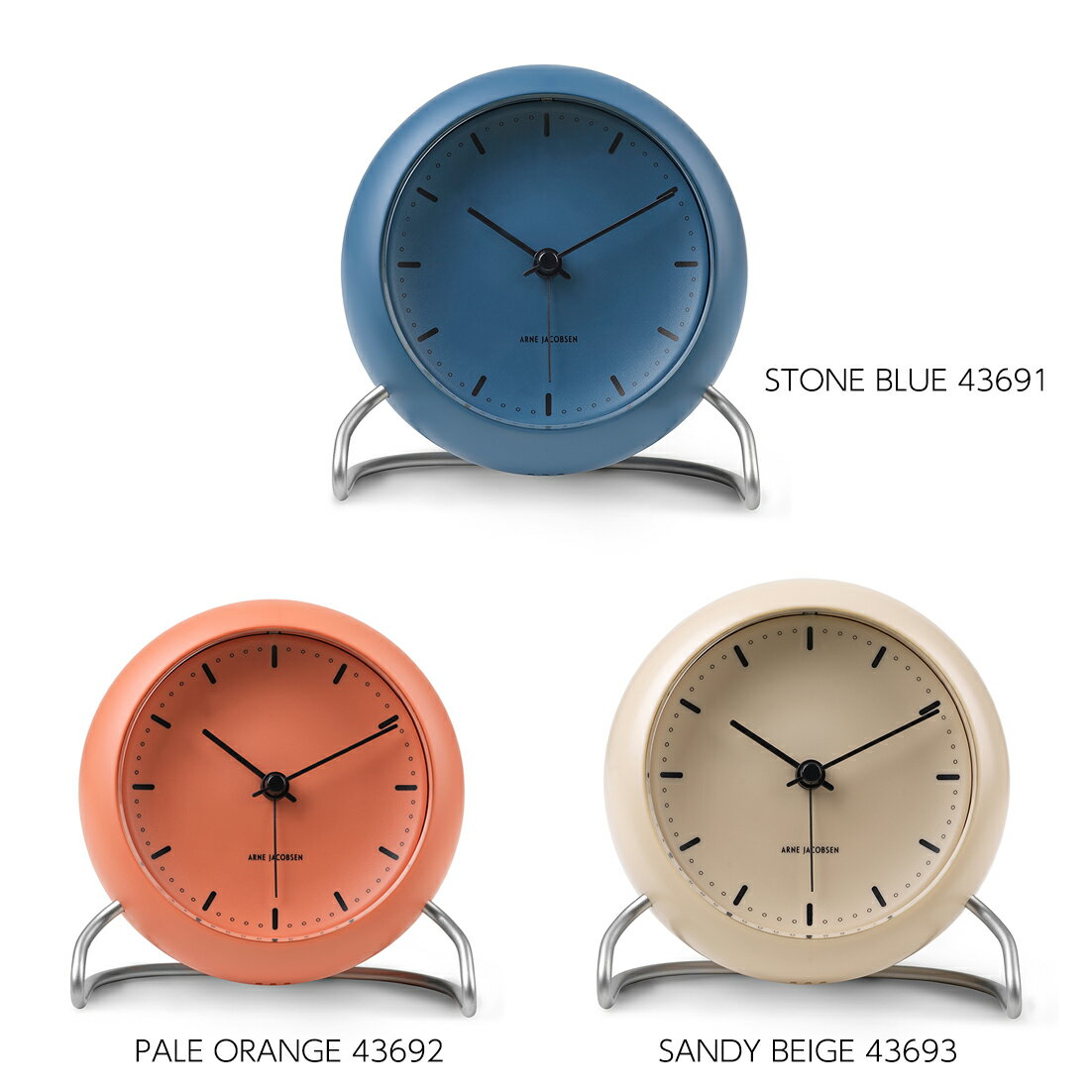 ARNE JACOBSEN TABLE CLOCK CITY HALL【日本正規輸入品】