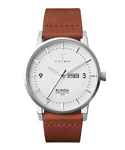 商品画像：ラムズ・マークスで人気のTRIWA WATCH KLINGA SNOW （KLST109-CL010212 ホワイト×シルバー×ブラウン)