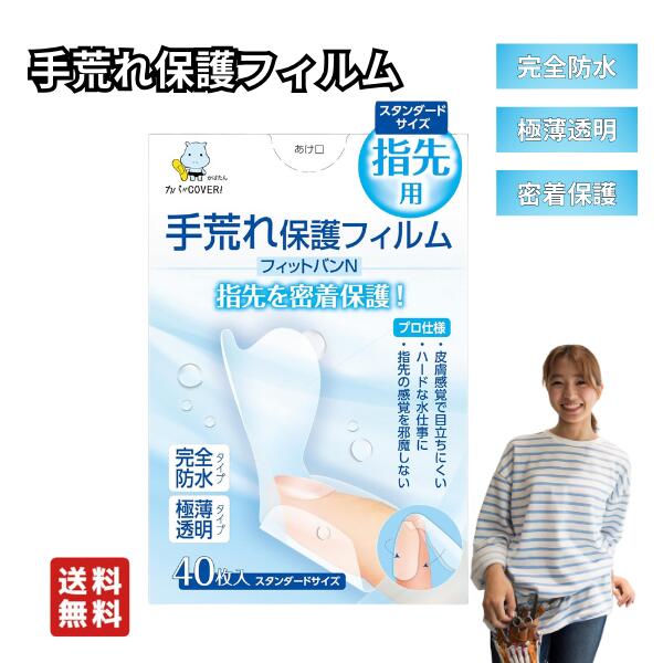 手荒れ保護フィルム フィットバンN あかぎれ 指先 保護 指先用 40枚入 アカギレ 保護 バン ひび割れ 傷のサムネイル