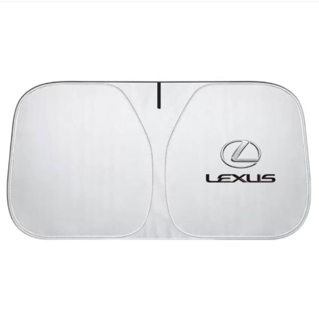 新品 レクサス ロゴ サンシェード 折りたたみ 日よけ UVカット フロントガラスカバー 車用 取付簡単 収納袋付き