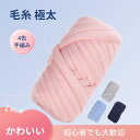 【クーポンで1580円♪ 16日 01:59迄】チャンキーニット 毛糸 極太 500g 幅2cm 表生地 チャンキー 手芸 DIY マンドゥ バッグ バック ロ...