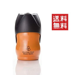 【クーポン配布中】 ルークラン ROOPBOTTLE ループ ステンレスボトル S オレンジ 350ml 犬用 水筒 水飲みボトル 散歩 カラビナ