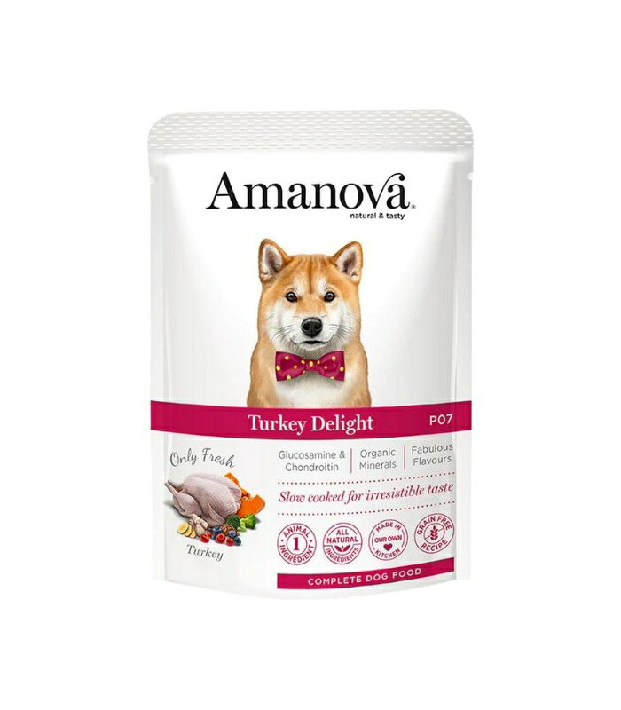  ハヤブサ Amanova　Pouch　Adult　Turkey　Delight100g
