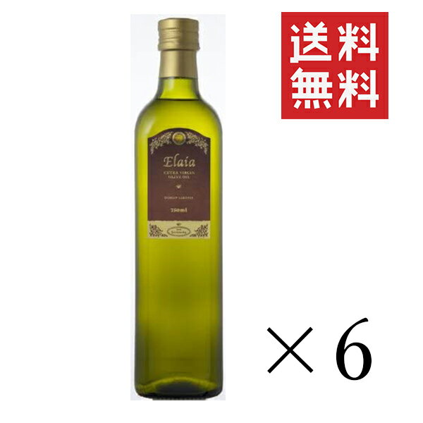  そらみつ株式会社 EXエライアレッド 750mL(687g)×6本セット まとめ買い エクストラバージンオリーブオイル 油 瓶 調味料