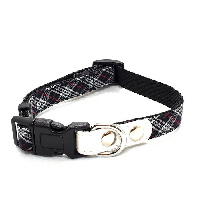 【同梱不可】LEADOG Bチェック ワンタッチカラー ブラック S