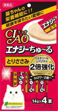 【同梱不可】【24個セット】いなばペットフード CIAO エナジー ちゅーる とりささみ 14g×4本