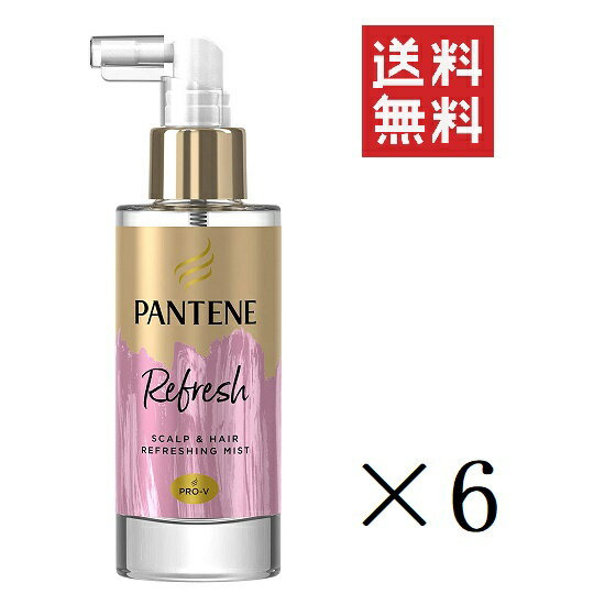 【!!クーポン配布中!!】 P&G パンテーン スカルプ&ヘア リフレッシングミスト 90mL×6個セット まとめ買い 洗い流さないトリートメント