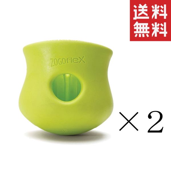 【!!クーポン配布中!!】 【即納】West Paw Zogoflex ゾゴフレックス タップルS グリーン ×2個セット まとめ買い 知育玩具 犬用おもちゃ 頑丈