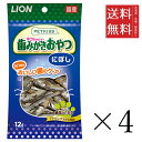 【!!クーポン配布中!!】 【メール便/送料無料】ライオンペット PETKISS ネコちゃんの歯みがきおやつ にぼし 12g×4個セット まとめ買い オーラルケ...
