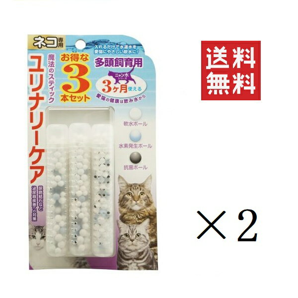 ビーブラスト B-blast 魔法のスティック 猫用 3本入り×2個セット まとめ買い 腎臓 尿石 水素水 浄水 給水 グッズ