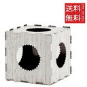 【!!クーポン配布中!!】 ケイパック neuneko BOX 木目 猫 お家 ペット キャットハウス ペットハウス 箱