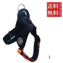 カワノ産業 FIELD MASTER ヘッドインハーネス OR L オレンジ 中・大型犬用 犬 ペット 外出 おでかけ 飛び出し防止