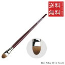 【!!クーポン配布中!!】 【メール便/送料無料】ホルベイン ダ ヴィンチ画筆 Red Sable 1815 No.24