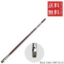 【!!クーポン配布中!!】 【メール便/送料無料】ホルベイン ダ ヴィンチ画筆 Black Sable 1840 No.12