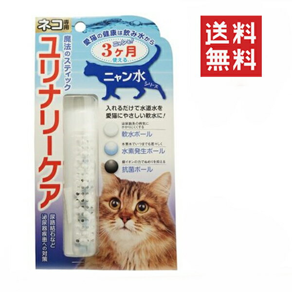 【メール便/送料無料】ビーブラスト B-blast 魔法のスティック 猫専用 ユリナリーケア 1本入り 腎臓 尿石 水素水 浄水