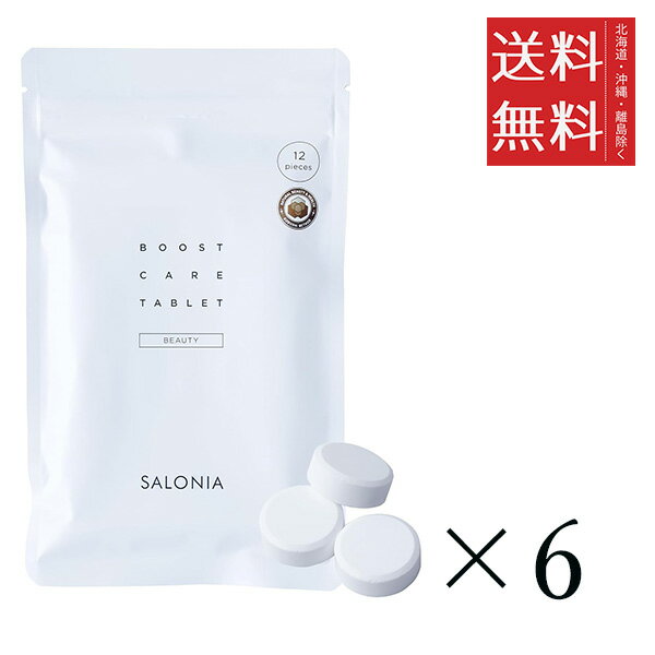 SALONIA サロニア 炭酸タブレット ブーストケアタブレット 12錠×6個セット まとめ買い