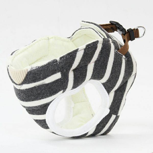 ペティオ 【同梱不可】ペティオ 7歳からのやさしいハーネスボーダーXSグレー