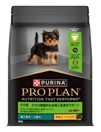 湿食 - 【同梱不可】【6個セット】ネスレ日本 プロプラン 超小型・小型犬 子犬用 子犬の健康的な成長と発達をサポート チキン 800g ドッグフード 送料無料