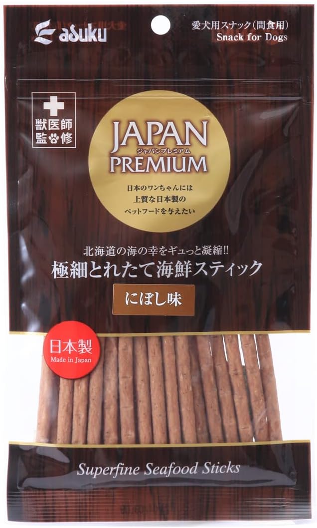 ジャパンプレミアム 極細とれたて海鮮スティック にぼし味